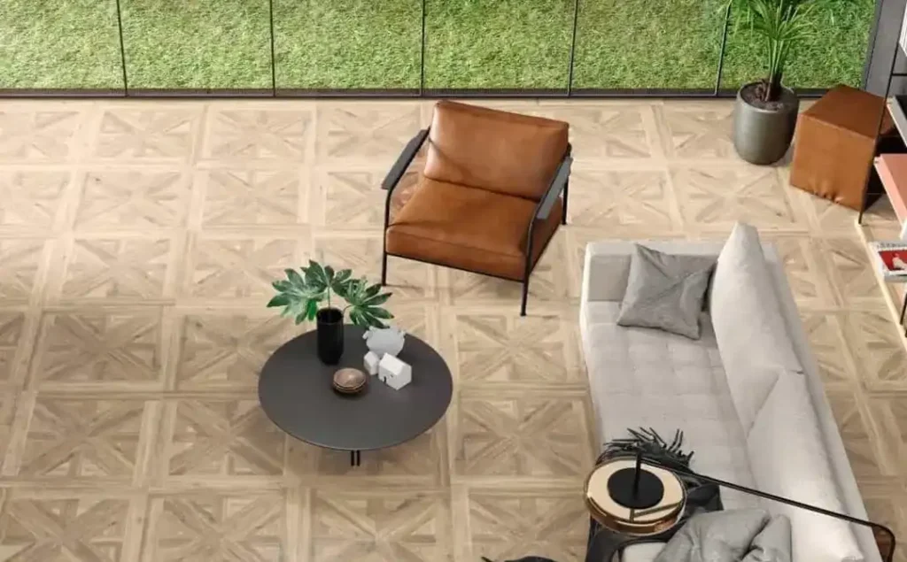 ambiance carrelage parquet bois volte